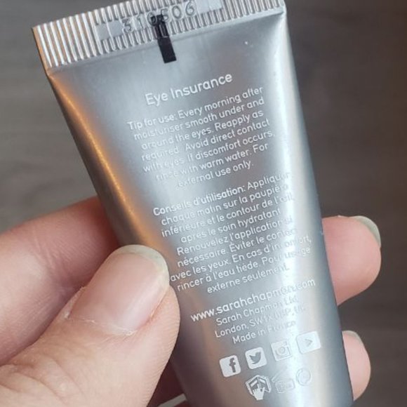 SARAH CHAPMAN Eye Insurance SPF 30 eye cream 15ml - Picture 4 of 4